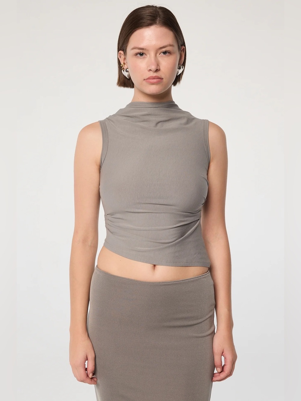 The Line by K Selma Tank Top Slate Grey
